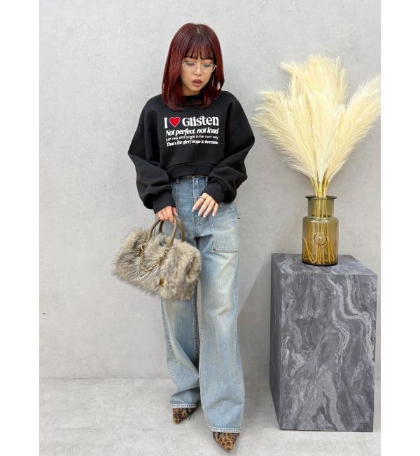 EVRIS「グラフィックショートスウェット」|スウェット・ジャージ|