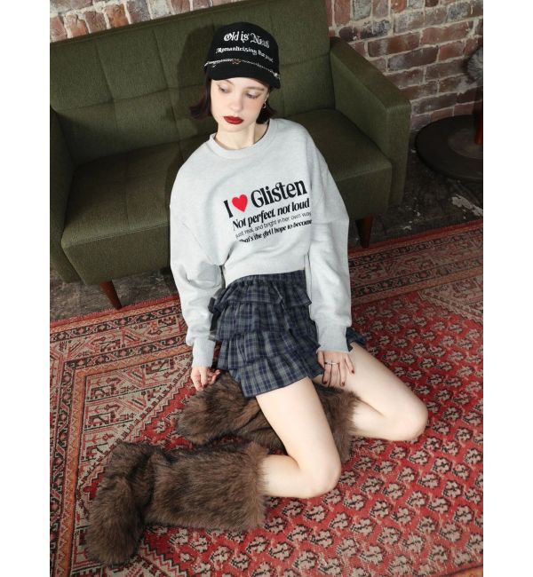 EVRIS「グラフィックショートスウェット」|スウェット・ジャージ|