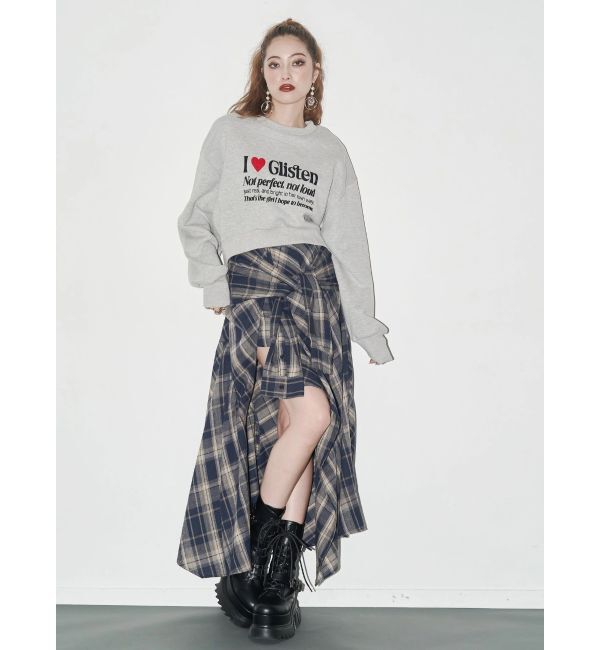 EVRIS「グラフィックショートスウェット」|スウェット・ジャージ|