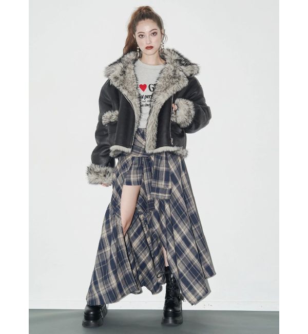 EVRIS「グラフィックショートスウェット」|スウェット・ジャージ|