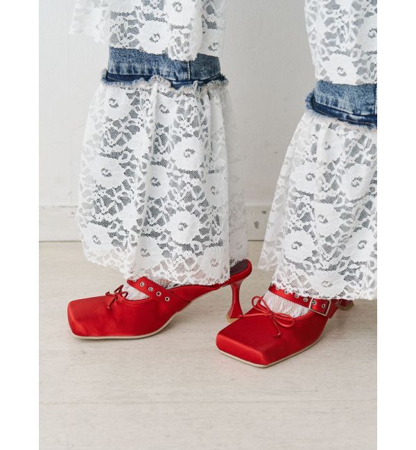 jouetie「カラーサテンバレエパンプス」|パンプス|