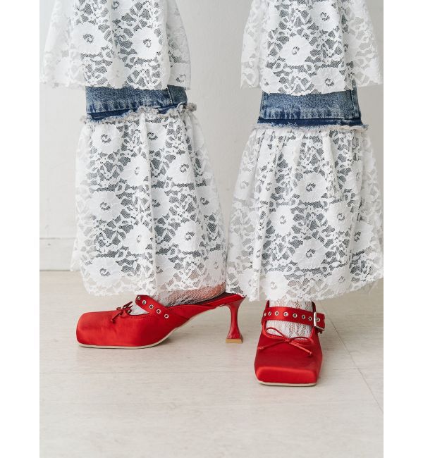 jouetie「カラーサテンバレエパンプス」|パンプス|