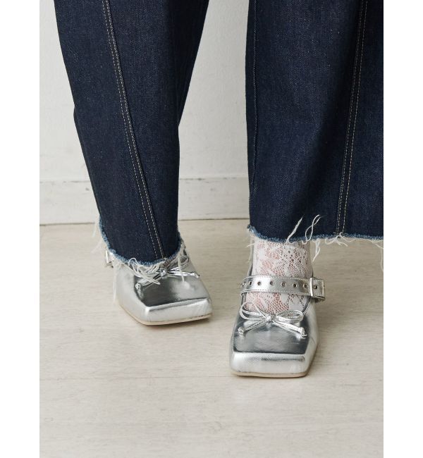 jouetie「カラーサテンバレエパンプス」|パンプス|