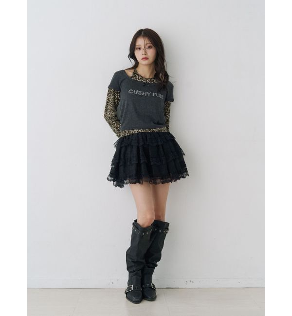 jouetie「レイヤードライクホルターネックトップス」|Tシャツ・カットソー|