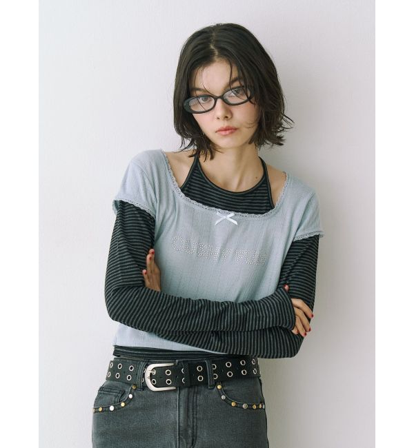 jouetie「レイヤードライクホルターネックトップス」|Tシャツ・カットソー|