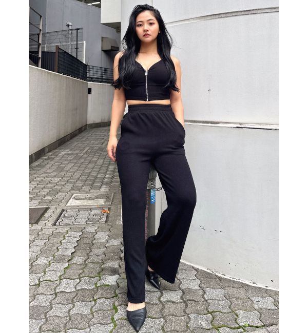 GYDA「リップルプリーツリラックスワイドパンツ【SETUP着用可】」|その他|