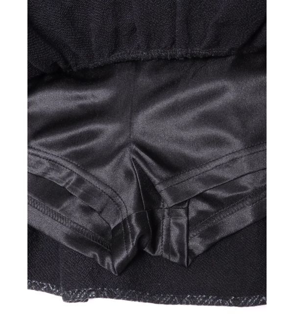 GYDA「GG chain glitter print tieredスカートライクショートパンツ」|スカート|