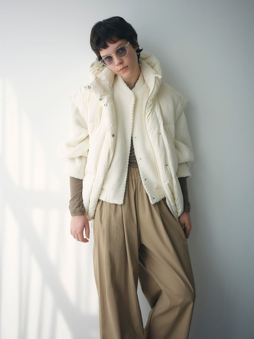 emmi atelier「オーガニックコットン強撚天竺トップス」|Tシャツ・カットソー|