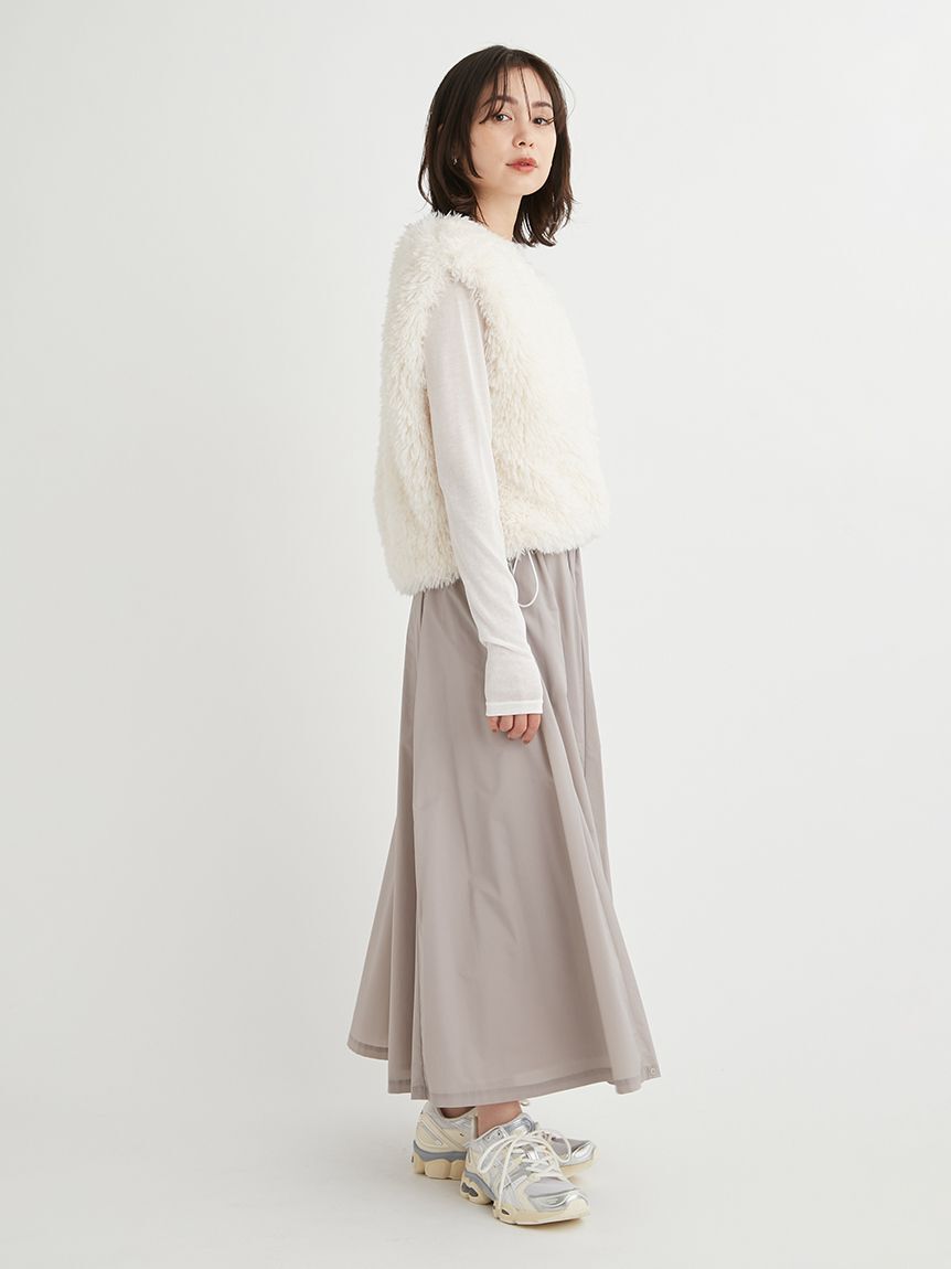 emmi atelier「オーガニックコットン強撚天竺トップス」|Tシャツ・カットソー|