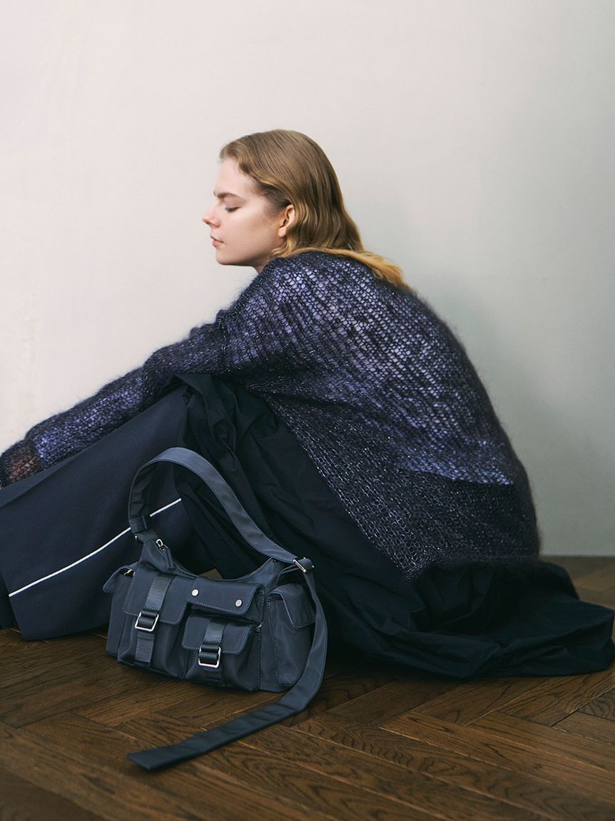 emmi atelier「オーガニックコットン強撚天竺トップス」|Tシャツ・カットソー|