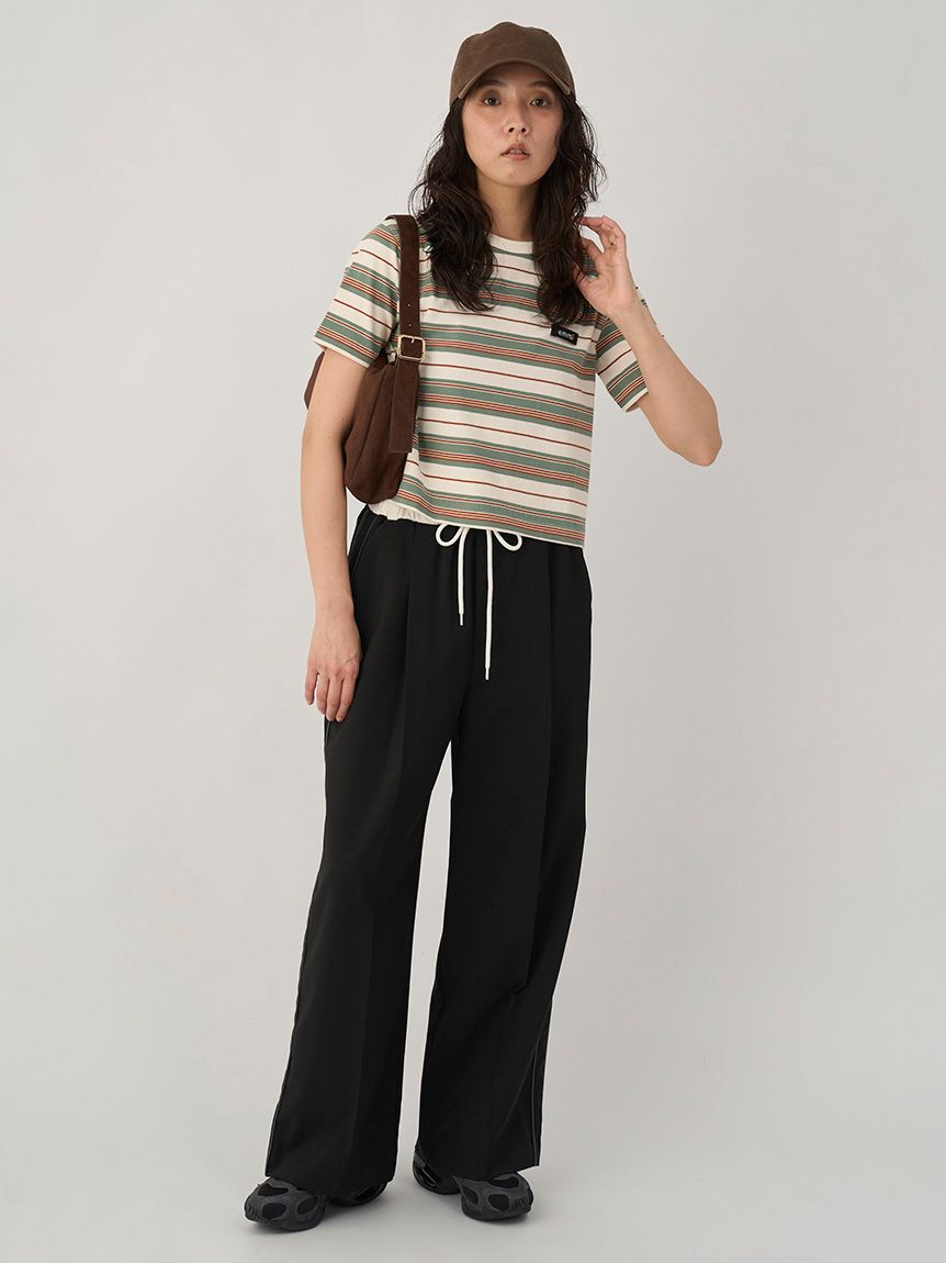 emmi atelier「マルチボーダーＴシャツ」|Tシャツ・カットソー|