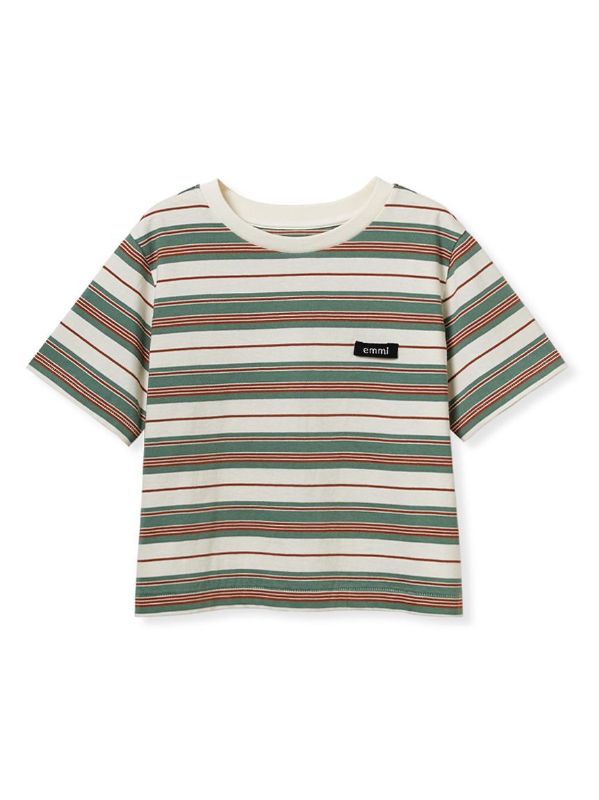 emmi atelier「マルチボーダーＴシャツ」|Tシャツ・カットソー|