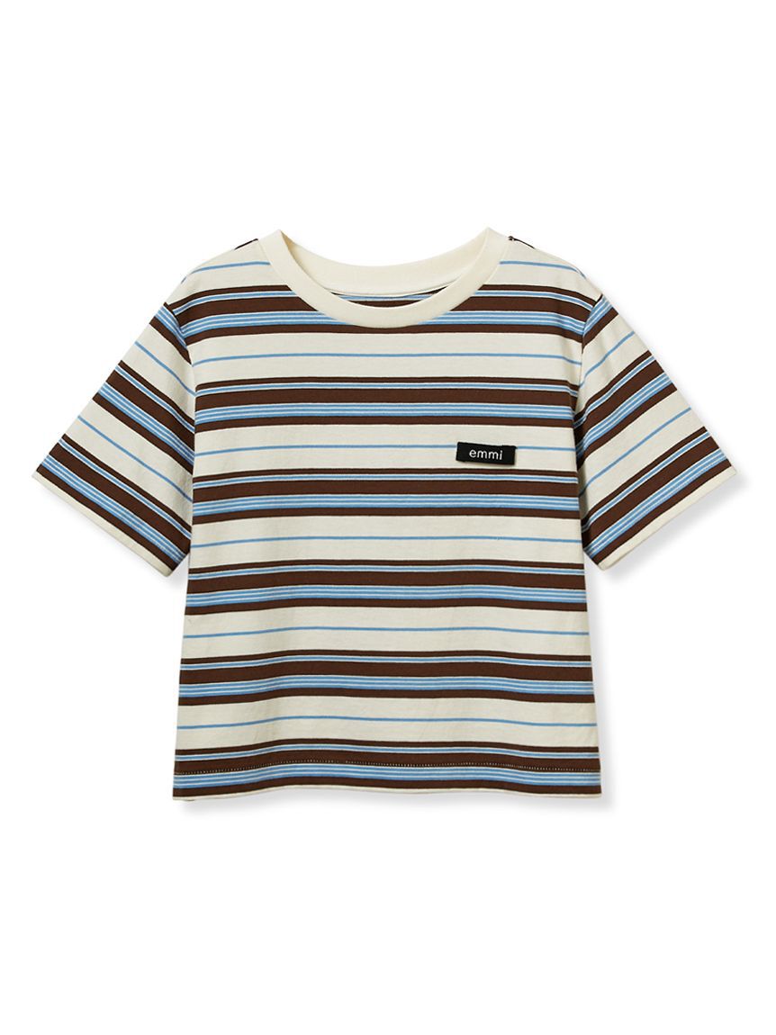 emmi atelier「マルチボーダーＴシャツ」|Tシャツ・カットソー|