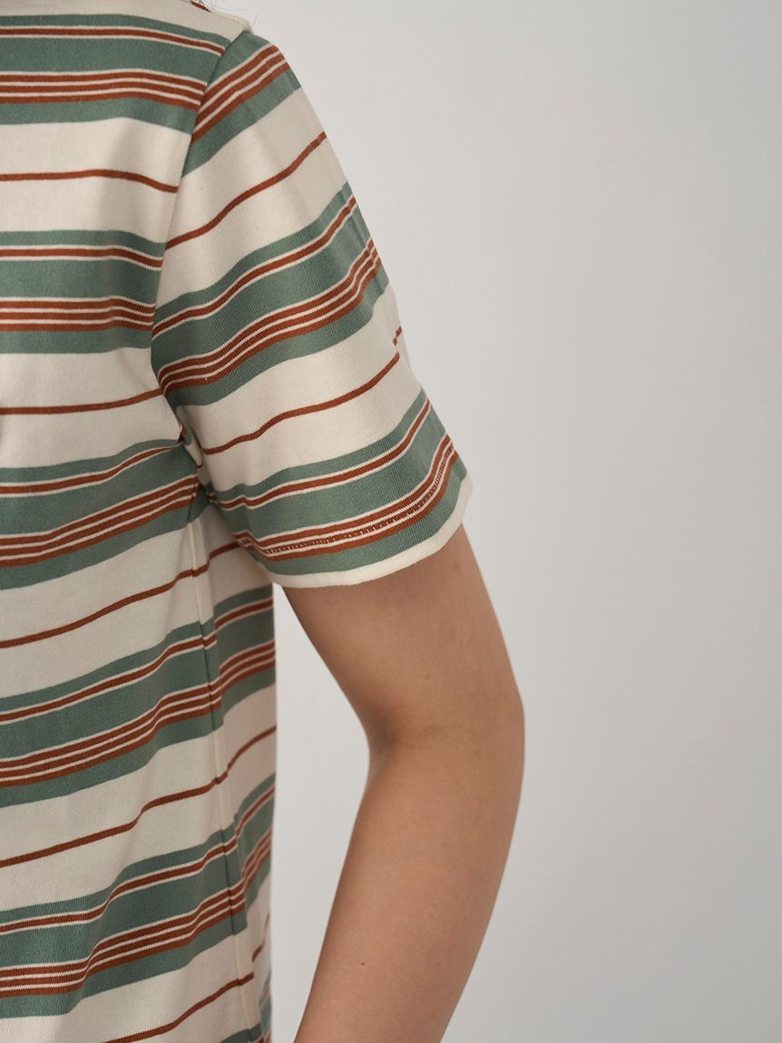 emmi atelier「マルチボーダーＴシャツ」|Tシャツ・カットソー|