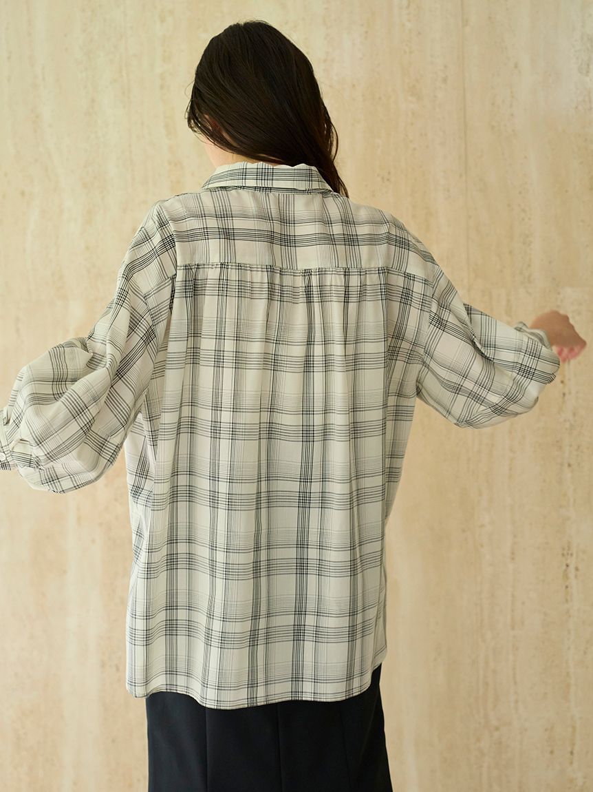 SNIDEL「タイ付きバルーンブラウス」|シャツ・ブラウス|