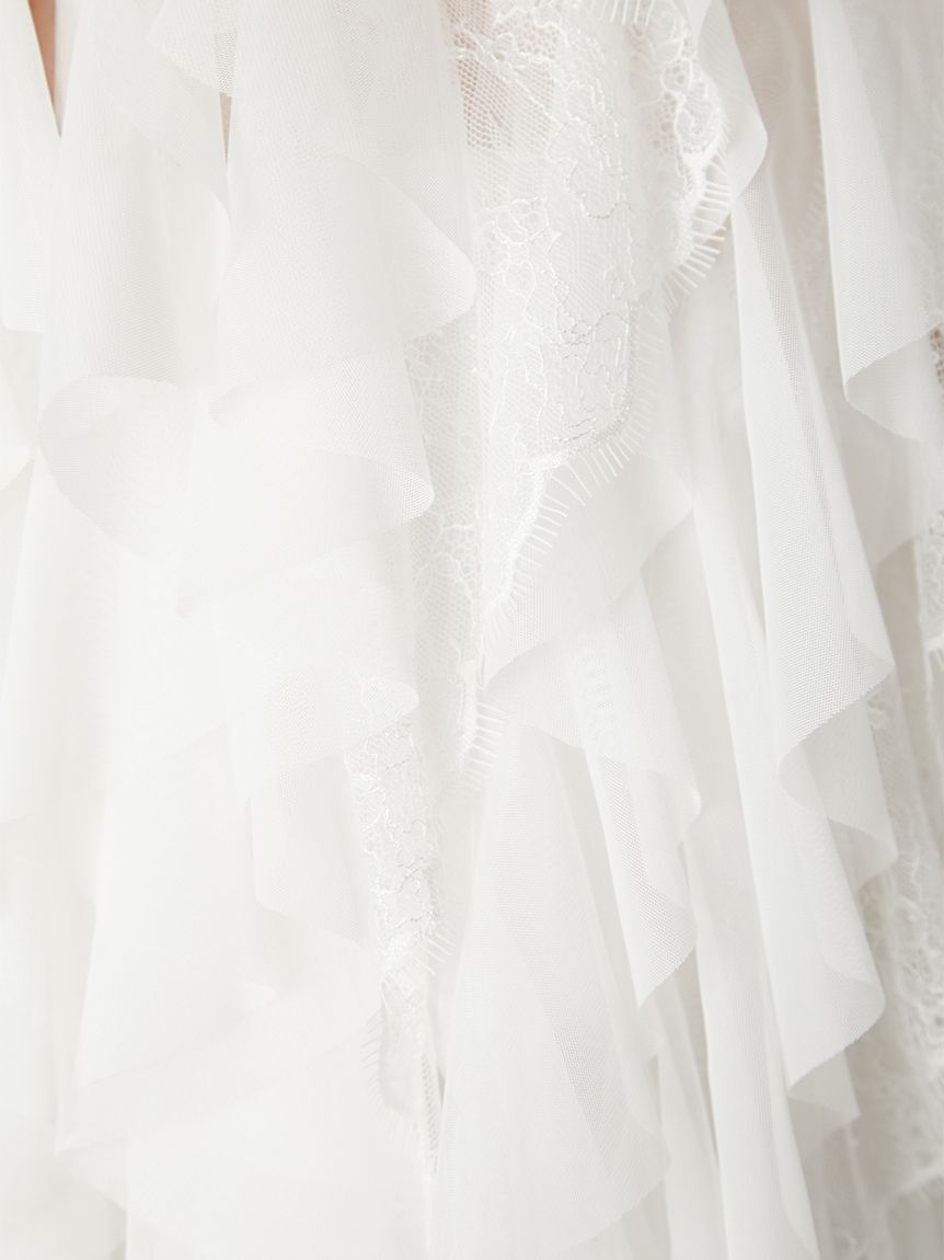 FRAY I.D「Multi wayチュールフリルブラウス」|シャツ・ブラウス|