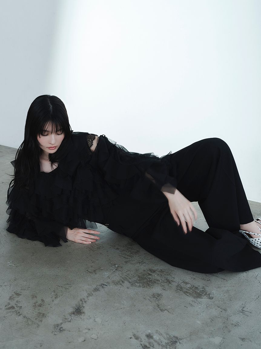 FRAY I.D「Multi wayチュールフリルブラウス」|シャツ・ブラウス|