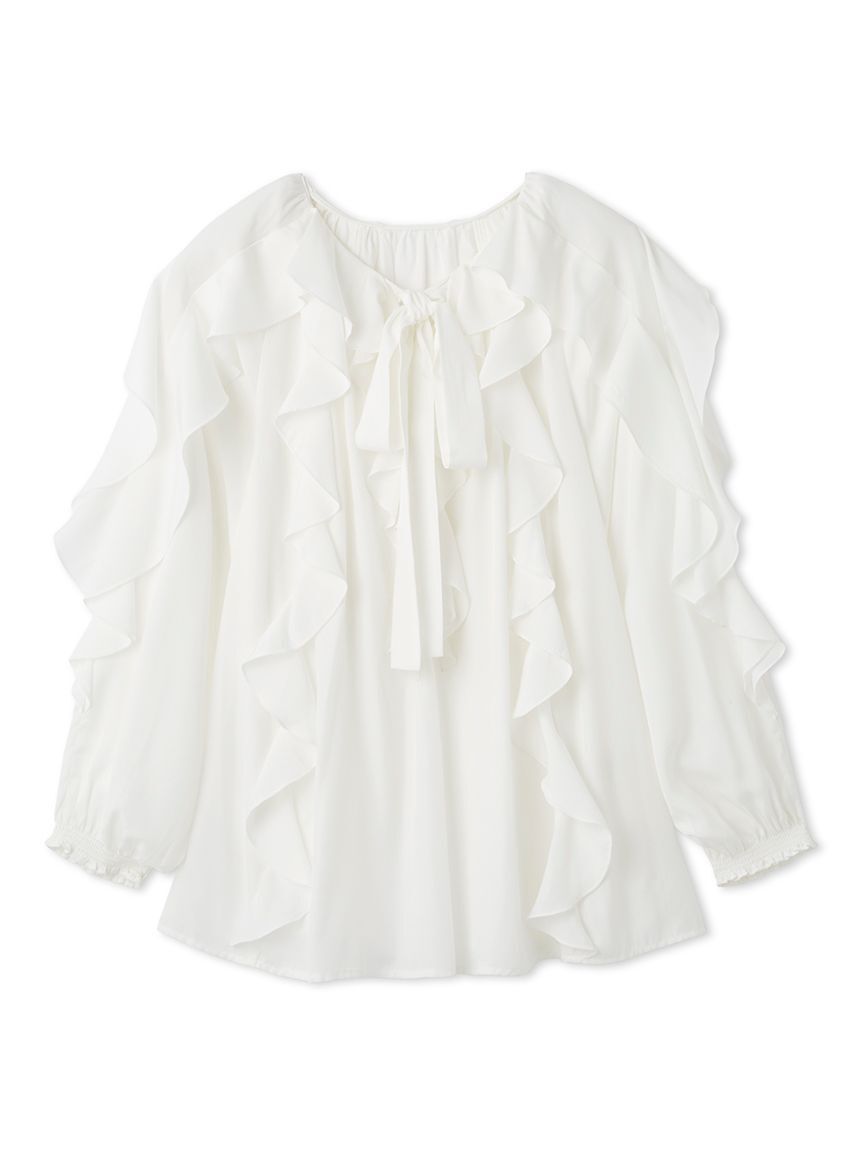 CELFORD「ラッフルブラウス」|シャツ・ブラウス|