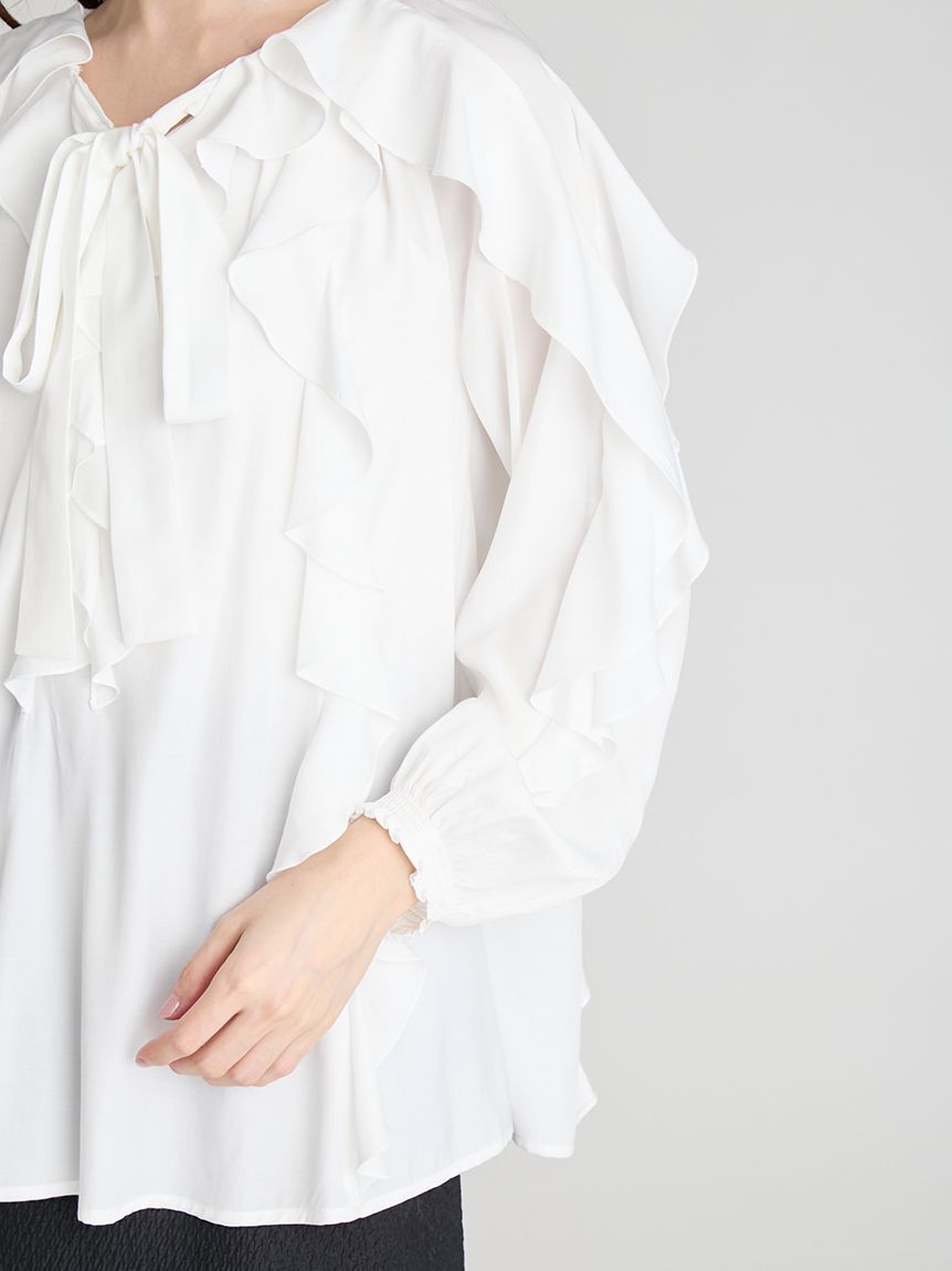 CELFORD「ラッフルブラウス」|シャツ・ブラウス|