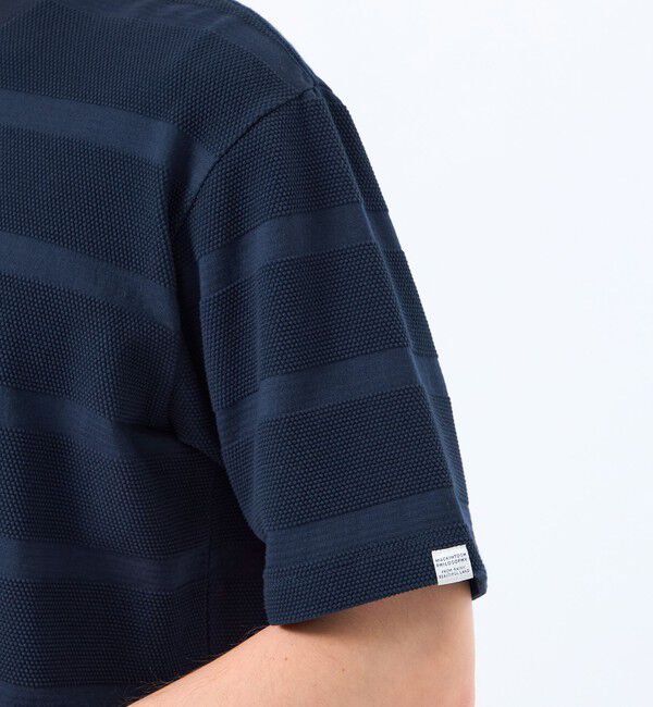 MACKINTOSH PHILOSOPHY「ポップコーンシャドーボーダー クルーネックTシャツ」|Tシャツ・カットソー|
