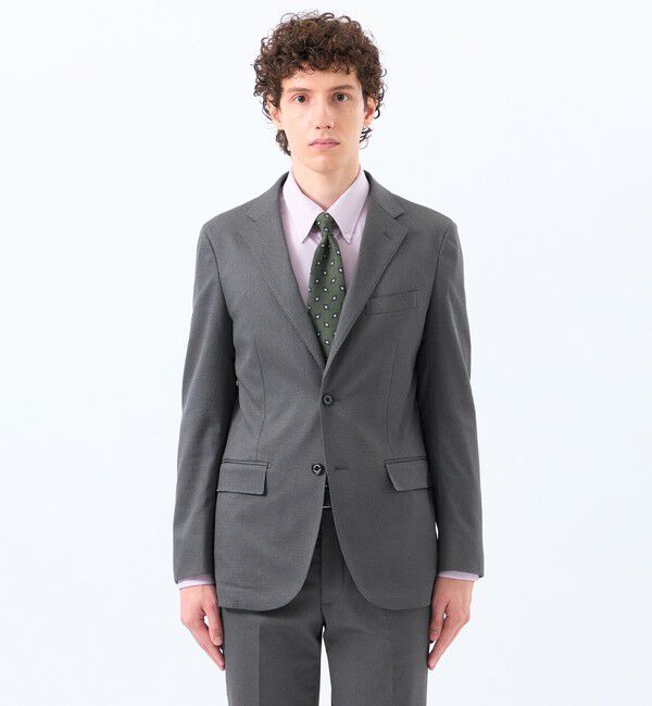 MACKINTOSH PHILOSOPHY「トロッター ジャケット #000（ナンバーゼロ）バーズアイストレッチ リサイクル」|テーラードジャケット|