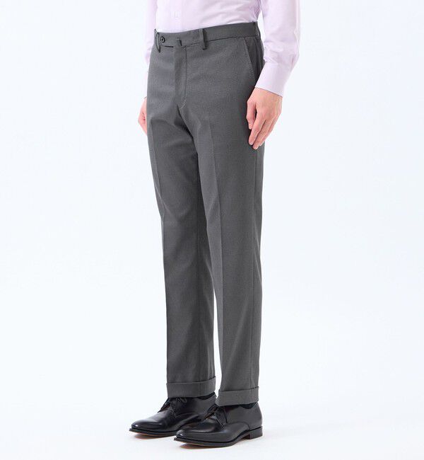 MACKINTOSH PHILOSOPHY「トロッター トラウザーズ #000（ナンバーゼロ）バーズアイストレッチ リサイクル」|スラックス|