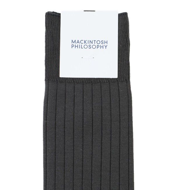 MACKINTOSH PHILOSOPHY「リブストライプ ビジネスソックス」|ソックス|