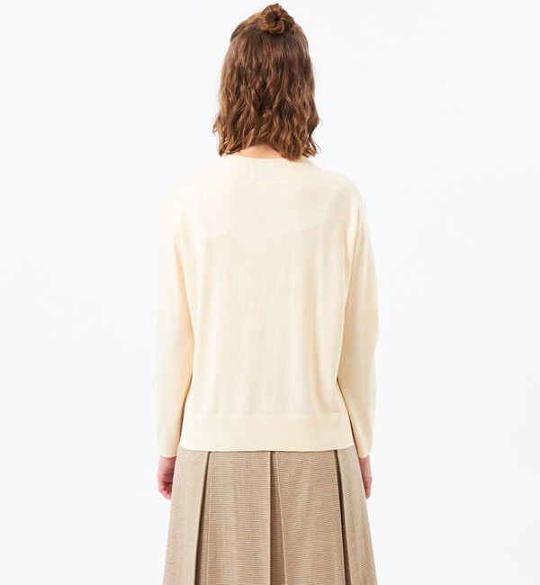 MACKINTOSH PHILOSOPHY「【WEB&一部店舗限定】バッキンガムベア ワッペンクルーネックニット」|ニット・セーター|