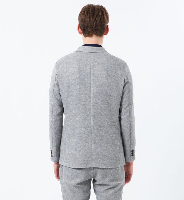 MACKINTOSH PHILOSOPHY「テーラードジャージージャケット 杢カラミストレッチ」|テーラードジャケット|