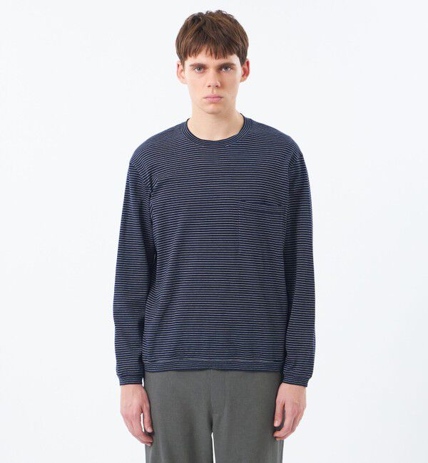 MACKINTOSH PHILOSOPHY「【WEEKENDER】セミルーズロンT ナローボーダー天竺」|Tシャツ・カットソー|