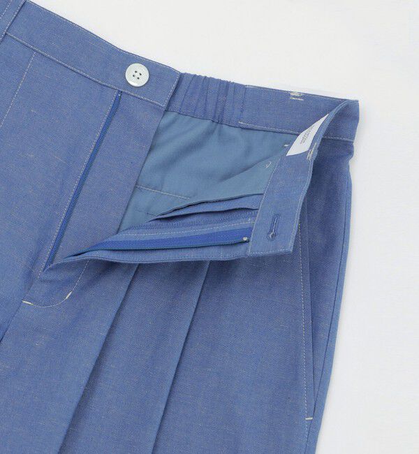 MACKINTOSH PHILOSOPHY「ハケメコットンリネンタックパンツ」|デニム|