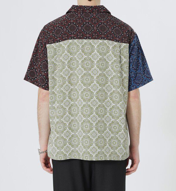  「クレイジーパターンオーナメントプリントショートスリーブシャツ」|シャツ・ブラウス|