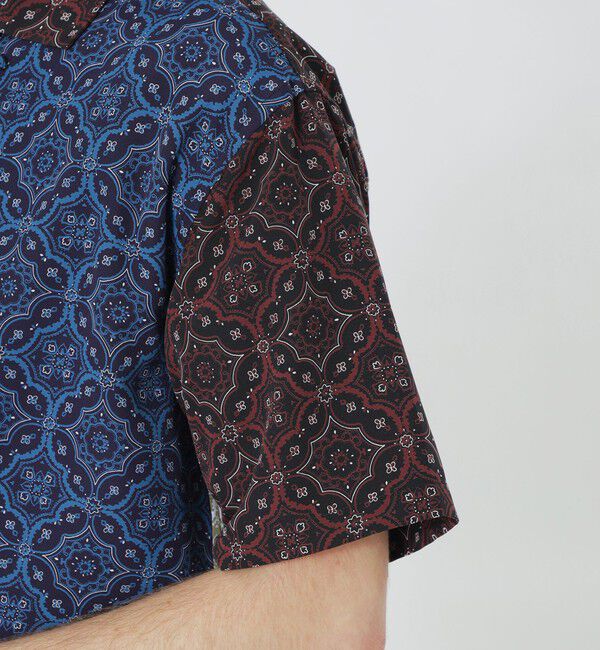  「クレイジーパターンオーナメントプリントショートスリーブシャツ」|シャツ・ブラウス|