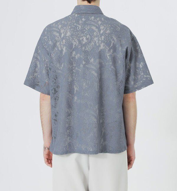  「ペイズリーレースショートスリーブシャツ」|シャツ・ブラウス|