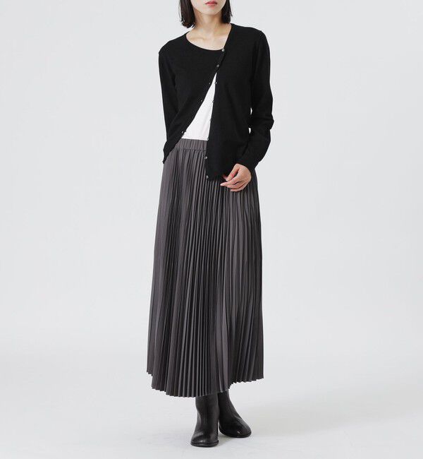  「バイアスフロントカーディガン」|ニット・セーター|