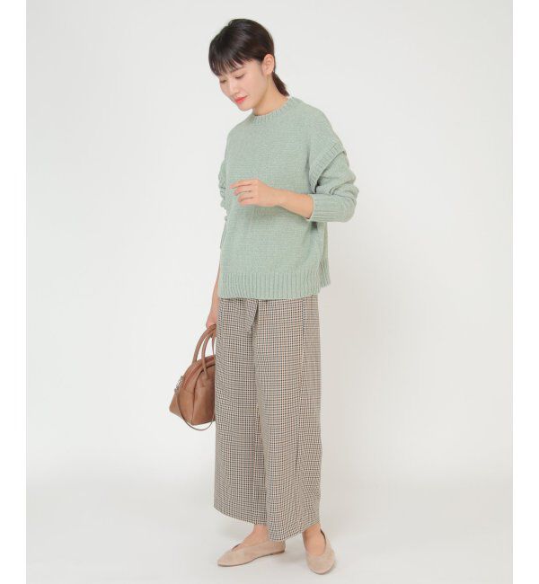 ikka「RENU ウーリッシュサーモリボンパンツ」|その他|