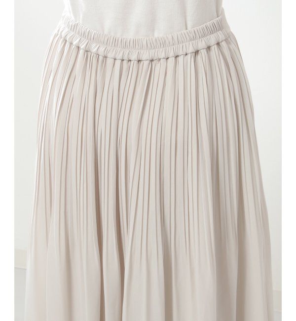 IKKA LOUNGE「シフォンプリーツスカート」|スカート|