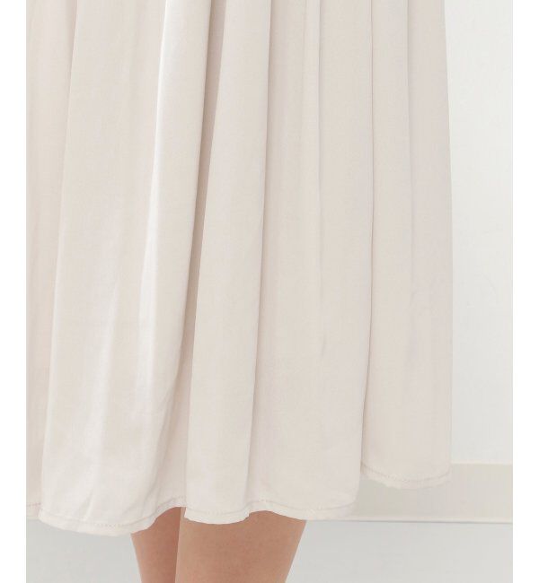 IKKA LOUNGE「シフォンプリーツスカート」|スカート|