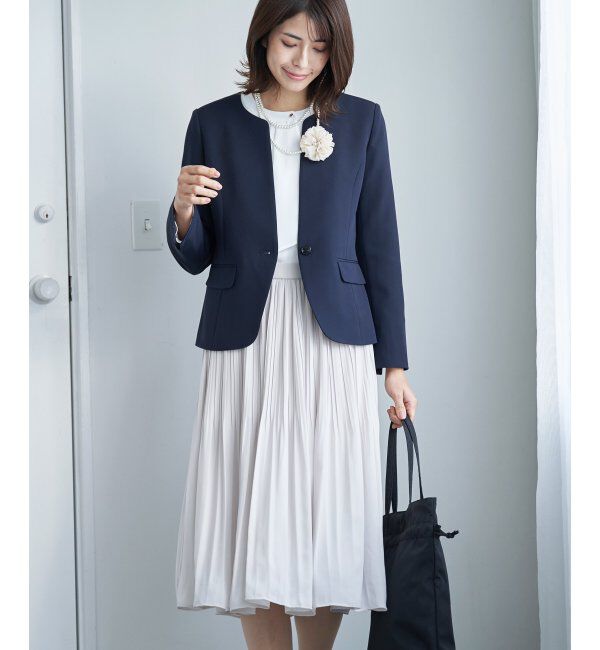 IKKA LOUNGE「シフォンプリーツスカート」|スカート|