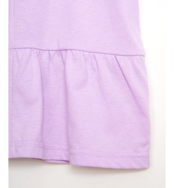 ikka kids「速乾UVカットペプラムZIPパーカー（120~160cm）」|Tシャツ・カットソー|