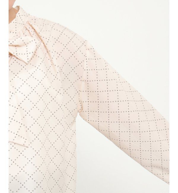 IKKA LOUNGE「【洗濯機で洗える】前後2WAYタイブラウス」|シャツ・ブラウス|