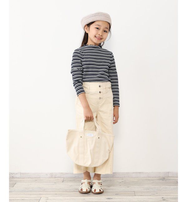 ikka kids「三角テレコロンTシャツ（120~160cm）」|Tシャツ・カットソー|