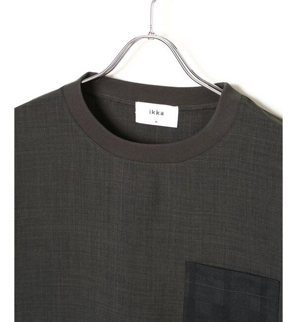 ikka「イージーケアリネンライクシャツＴ」|シャツ・ブラウス|