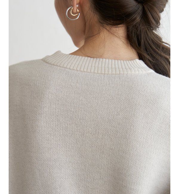 ikka「ジャガードロゴニットプルオーバー」|プルオーバー|