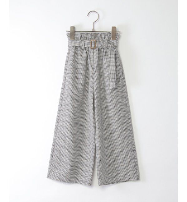 ikka kids「ベルト付きワイドパンツ（120~160cm）」|その他|