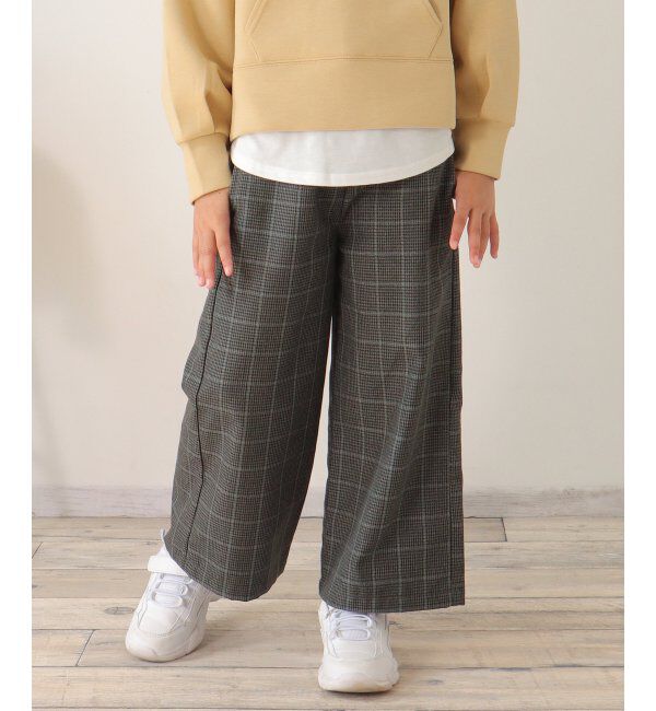 ikka kids「ベルト付きワイドパンツ（120~160cm）」|その他|