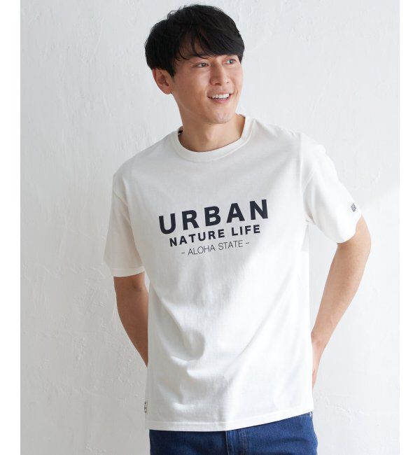 ikka「URBAN NATURE LIFE アーバンネイチャーライフ プリントTシャツ」|Tシャツ・カットソー|