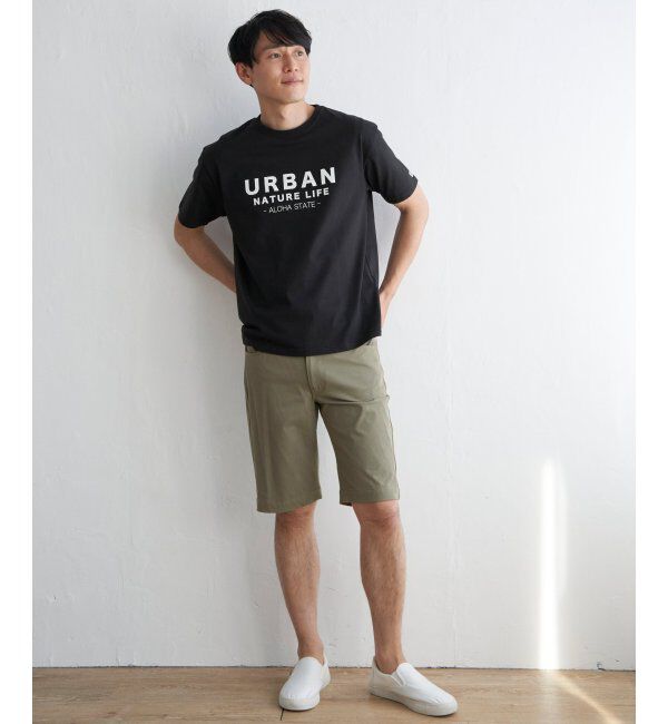 ikka「URBAN NATURE LIFE アーバンネイチャーライフ プリントTシャツ」|Tシャツ・カットソー|