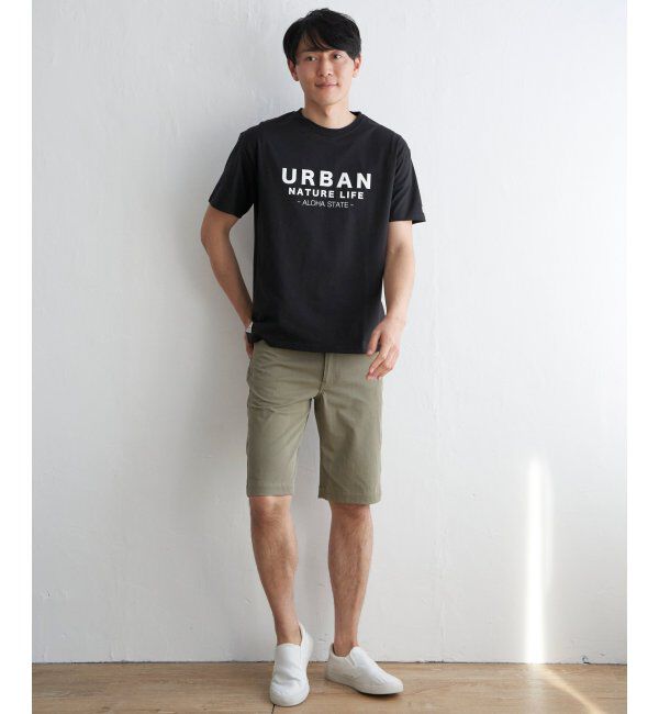 ikka「URBAN NATURE LIFE アーバンネイチャーライフ プリントTシャツ」|Tシャツ・カットソー|
