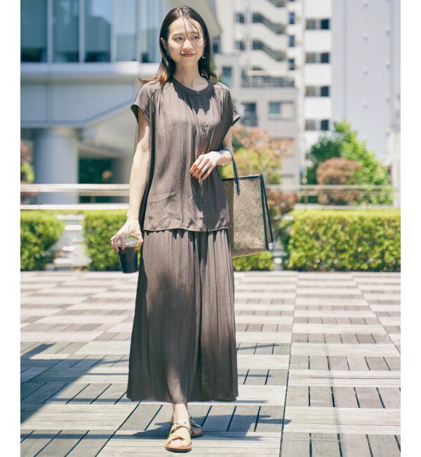 ikka「【2点セット】カッセンボリュームラップスカーチョ」|その他|